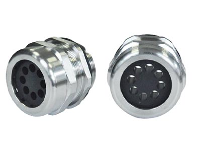 Eight hole stainless steel Cable gland