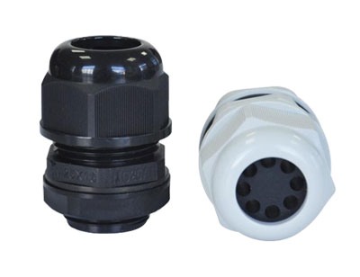 Two hole nylon  waterproof cable gland