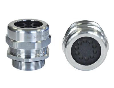 Multi hole stainless steel Cable gland