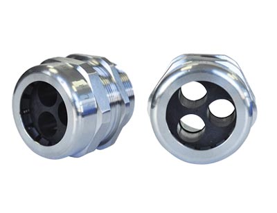 Threee hole stainless steel Cable gland